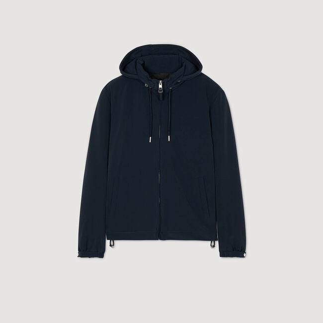 Blouson zippé à capuche