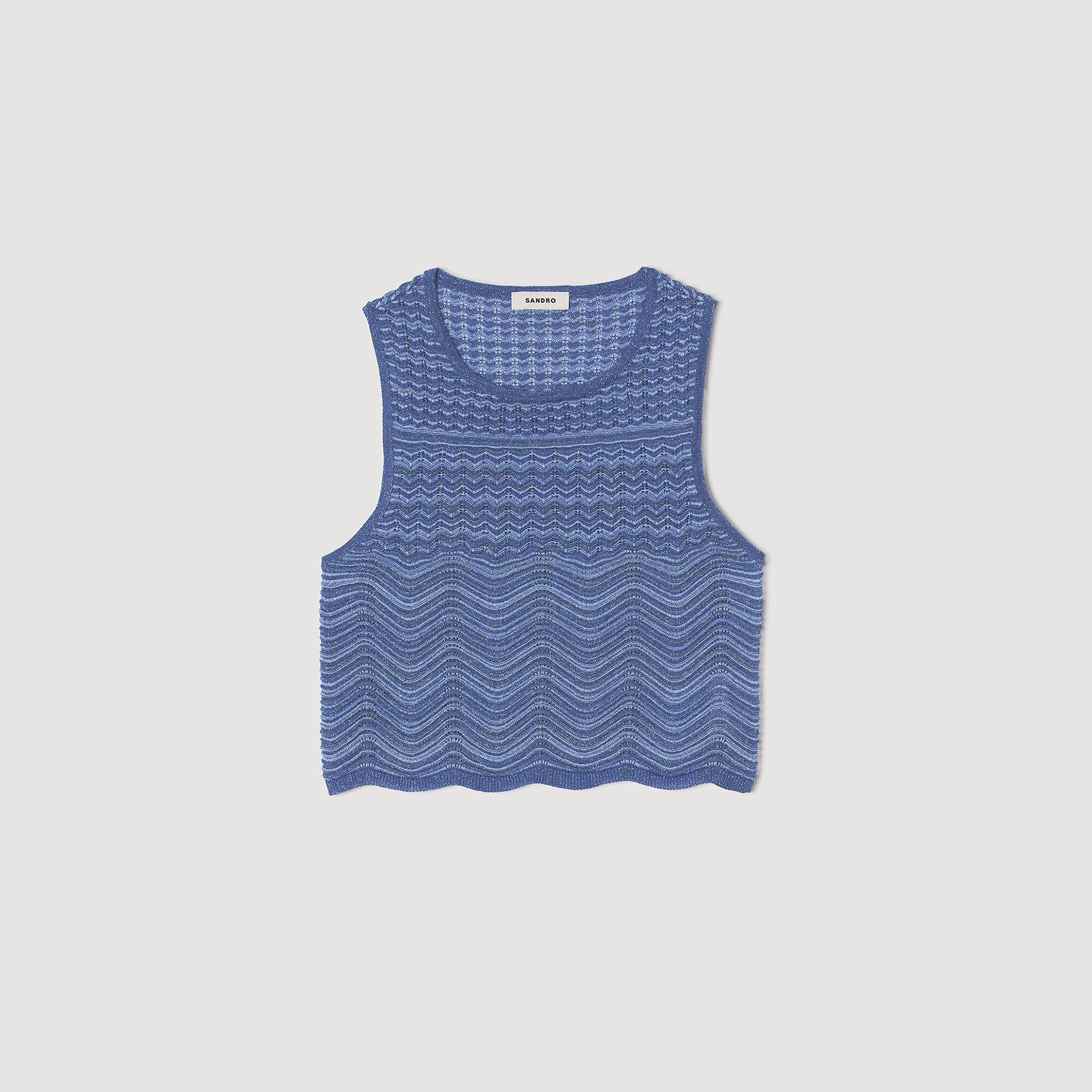 Pull en maille scintillante