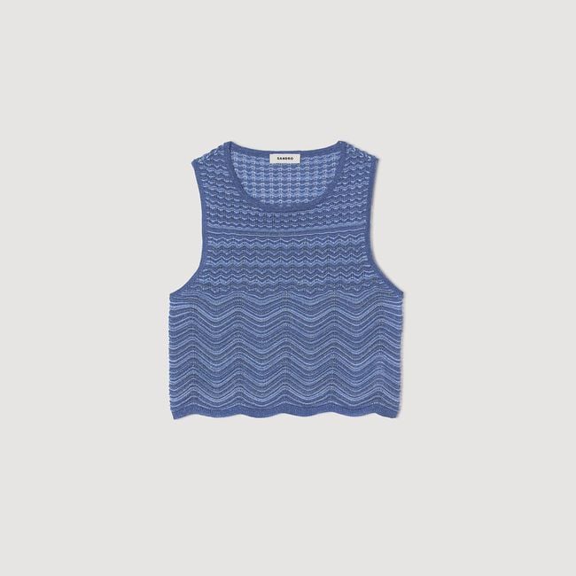 Pull en maille scintillante