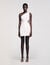 Robe courte asymétrique