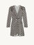 Robe courte et fluide imprimée