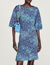 Robe courte imprim&eacute; fleuri