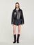 Blouson en cuir vieilli