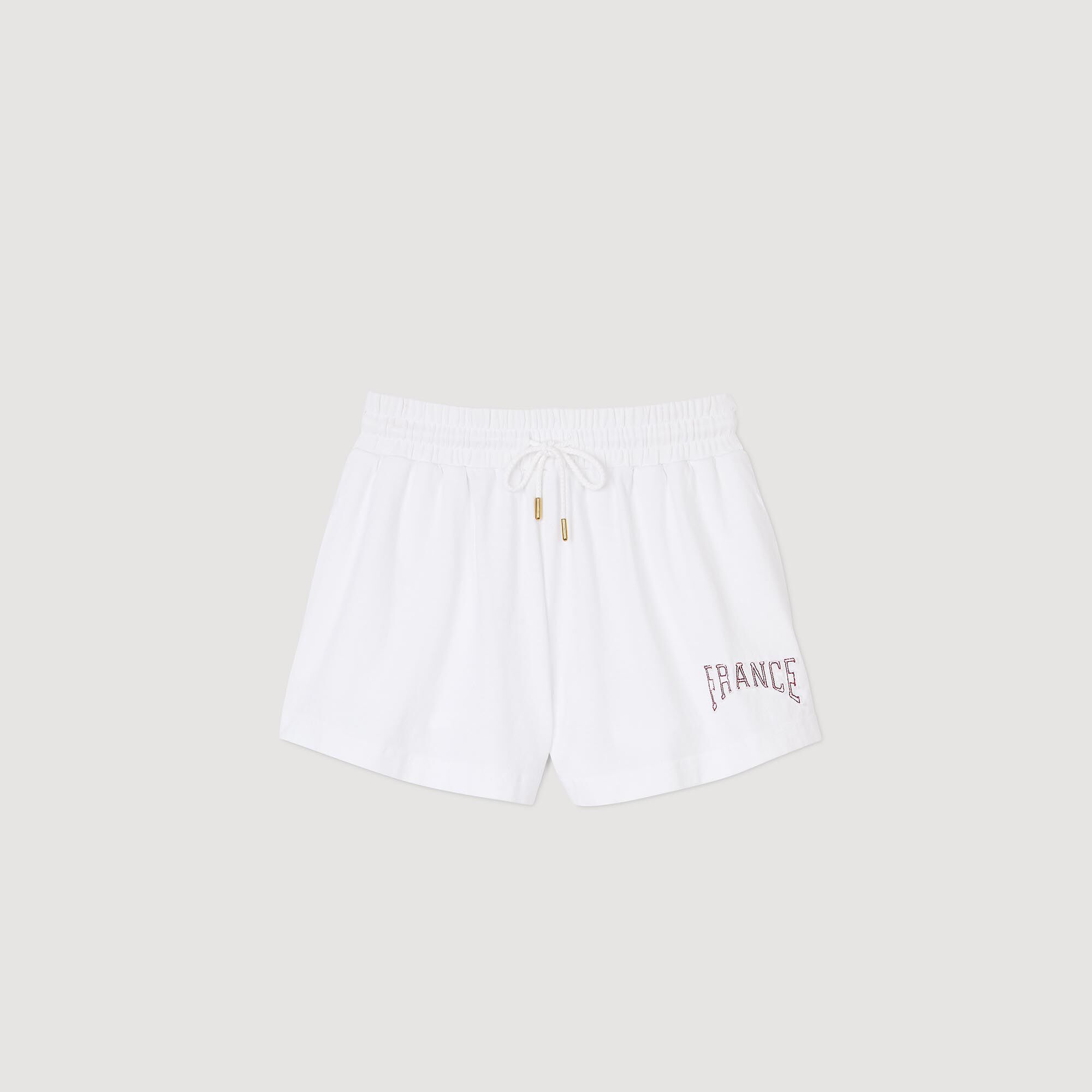 Short boxer imprim&eacute; France - Femme | Sandro Paris