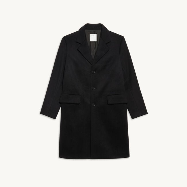 Manteau en laine et cachemire