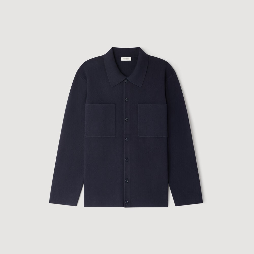 Sandro Cardigan veste – Marine – vue 6