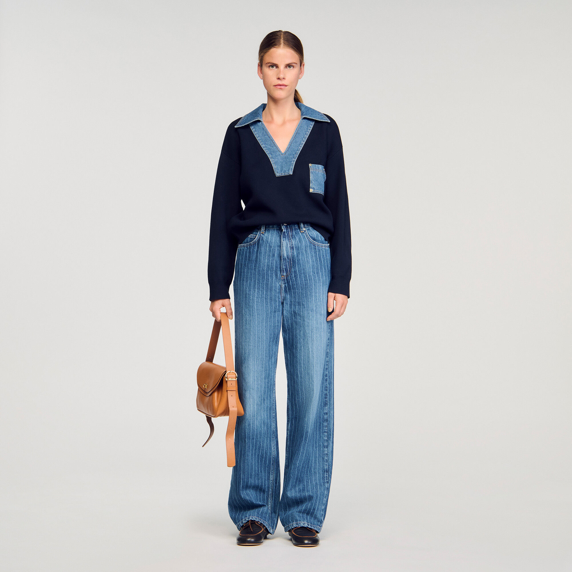 Sac en cuir lisse Le Mambo