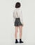  Short en laine motif pied-de-poule - Femme | Sandro Paris