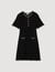 Robe courte en maille 
