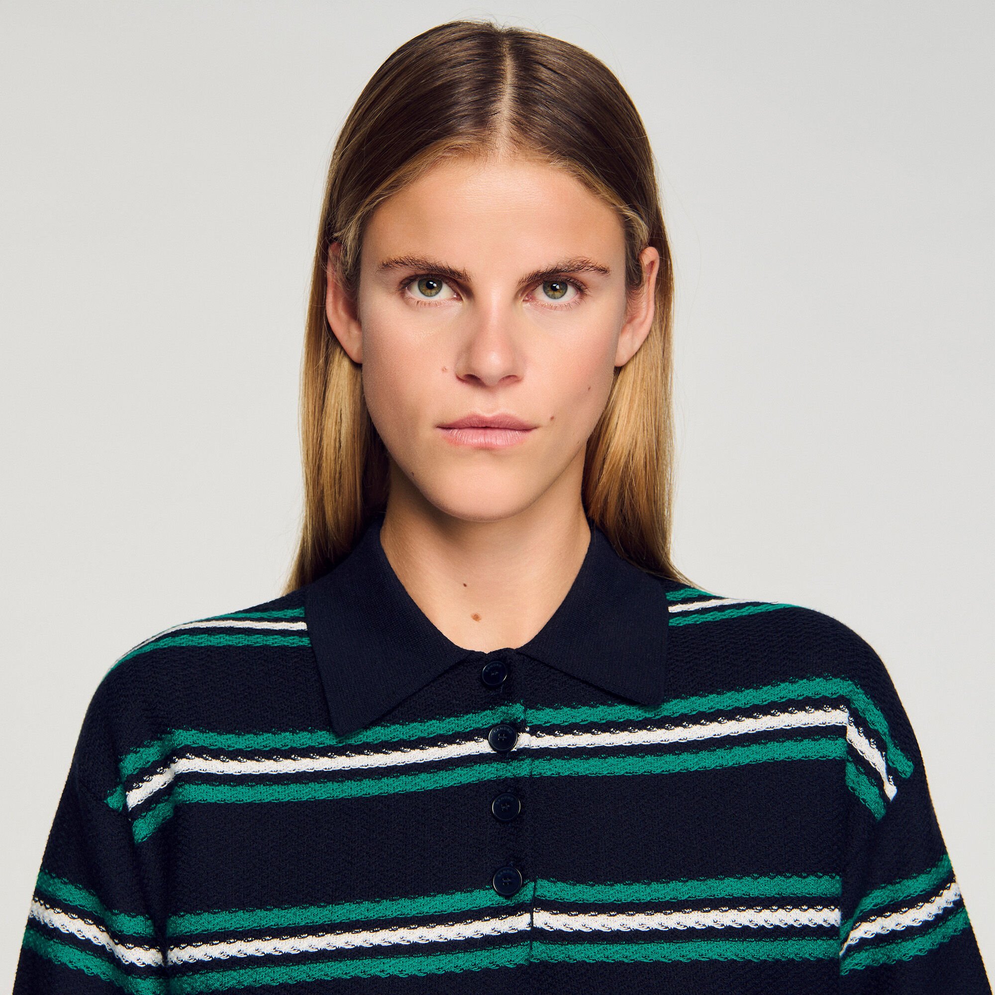 Pull à col polo