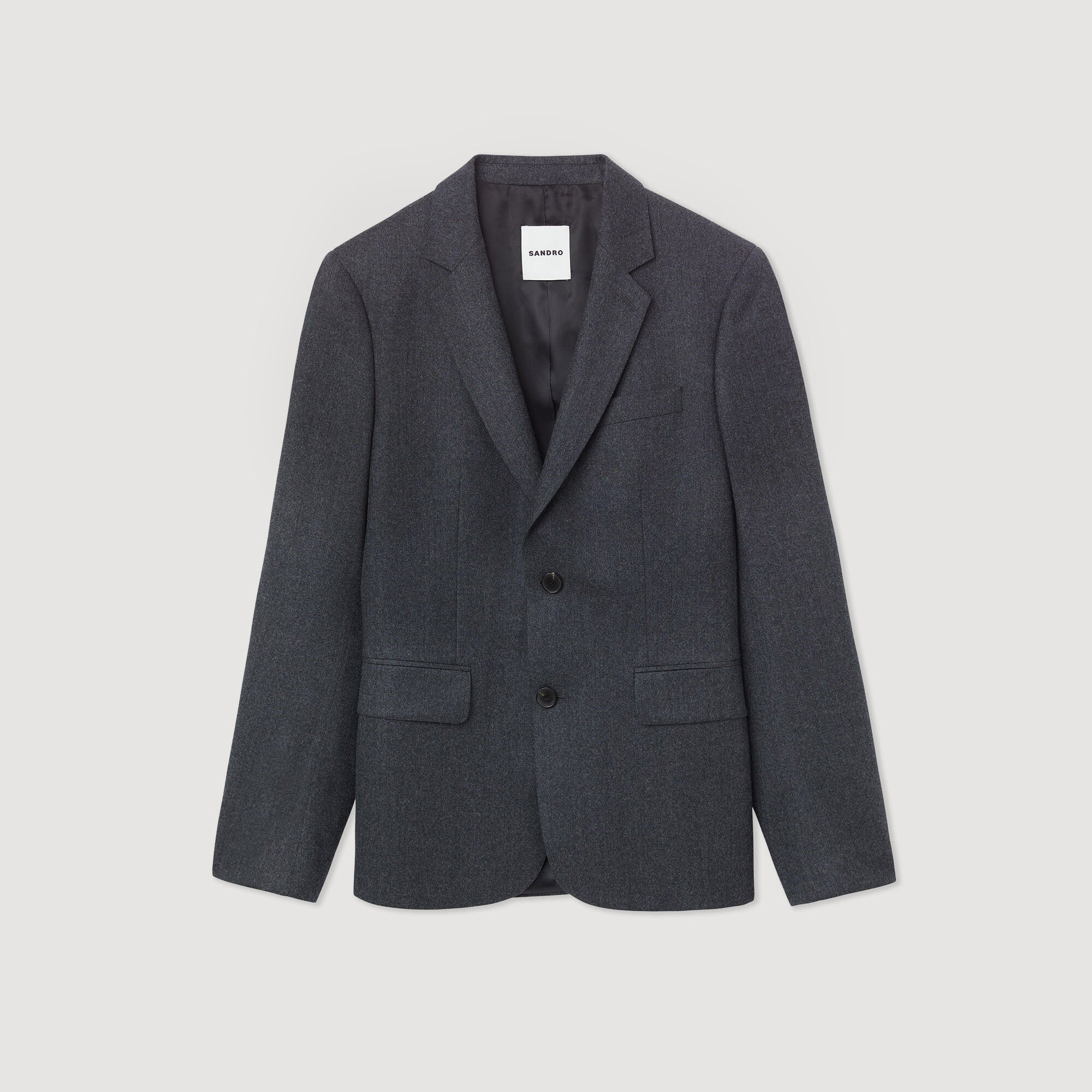 Veste de costume en flanelle