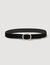 Ceinture large en cuir
