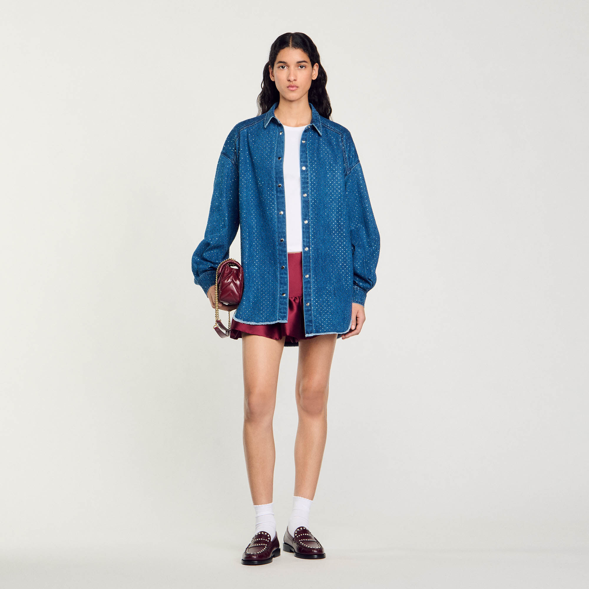 Chemise en jean sandro best sale