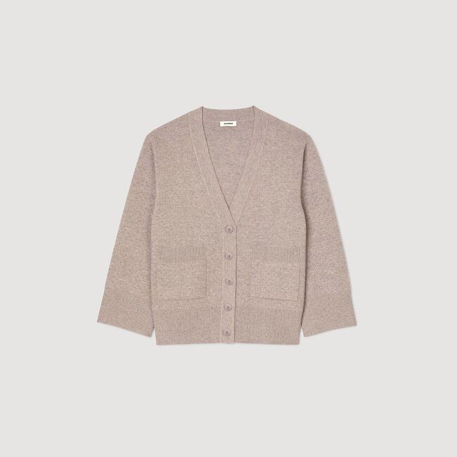 Cardigan long strassé