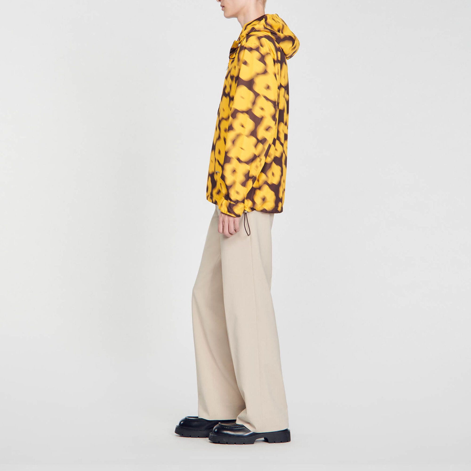 Blouson imprim&eacute; fleuri - Homme | Sandro Paris