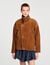 Blouson en daim oversize
