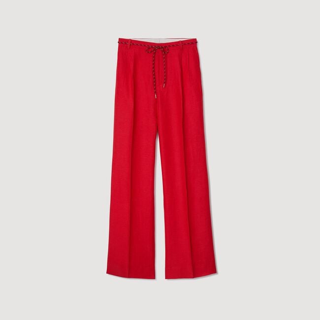 Pantalon à ceinture cordon