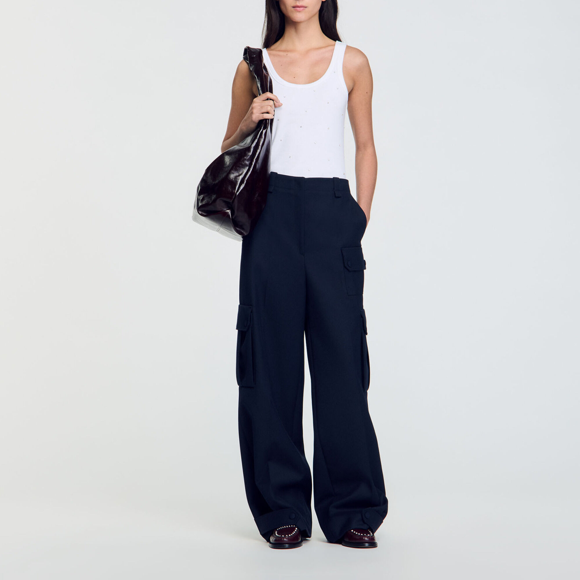 Pantalon cargo - Femme | Sandro Paris