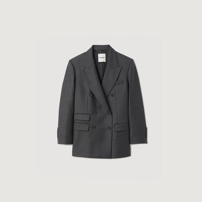 Veste de costume rayures