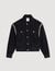 Veste en jean oversize strassée