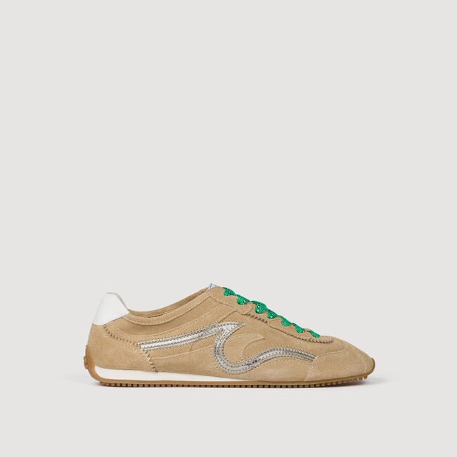 Sneakers Light Wave en cuir suède