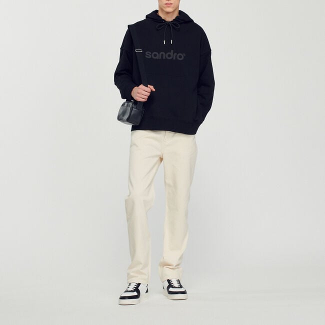 Hoodie oversize à logo