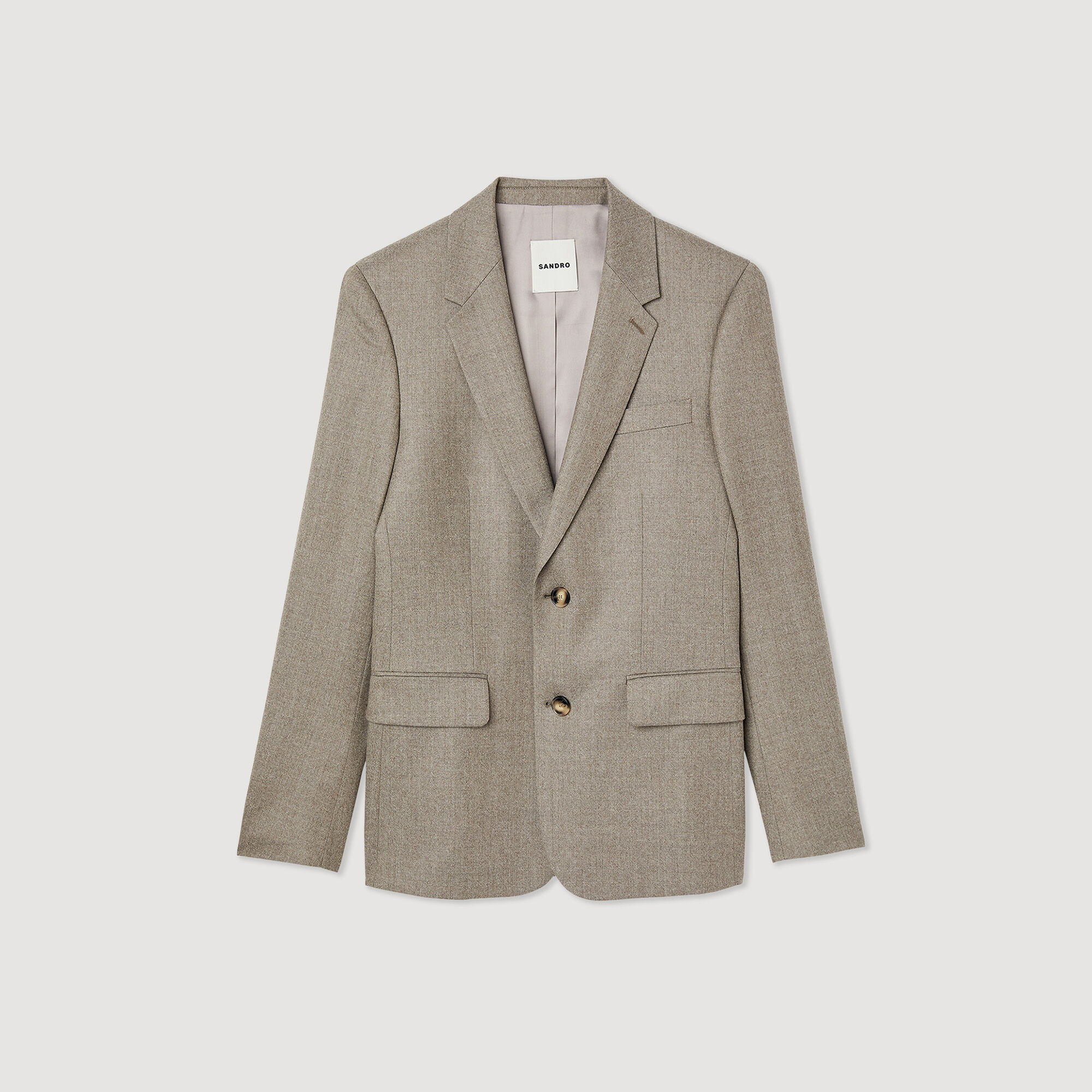 Veste de costume en flanelle