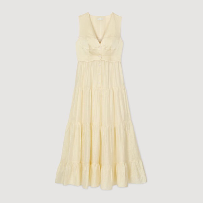 Robe longue en lin 
