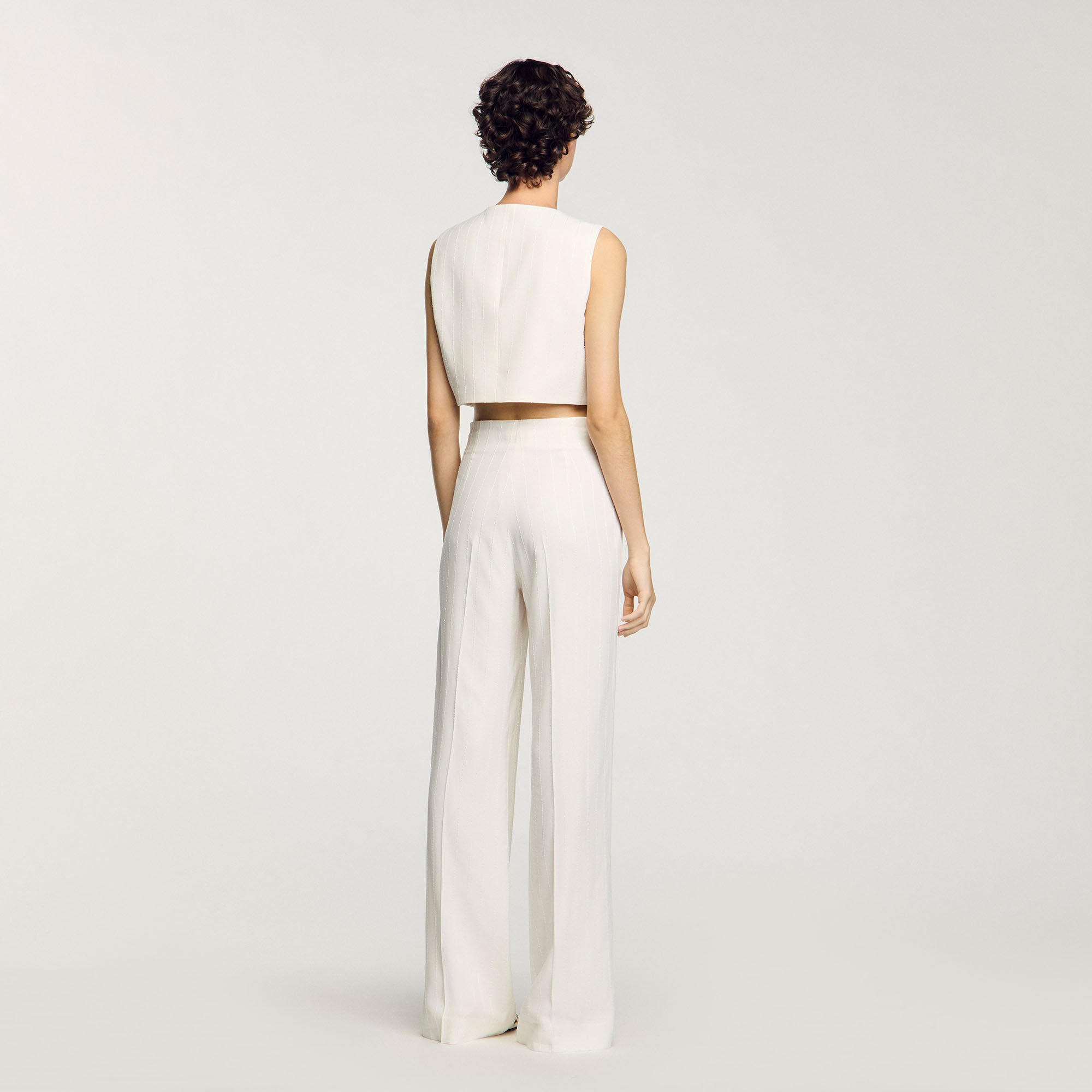Pantalon de costume à sequins 