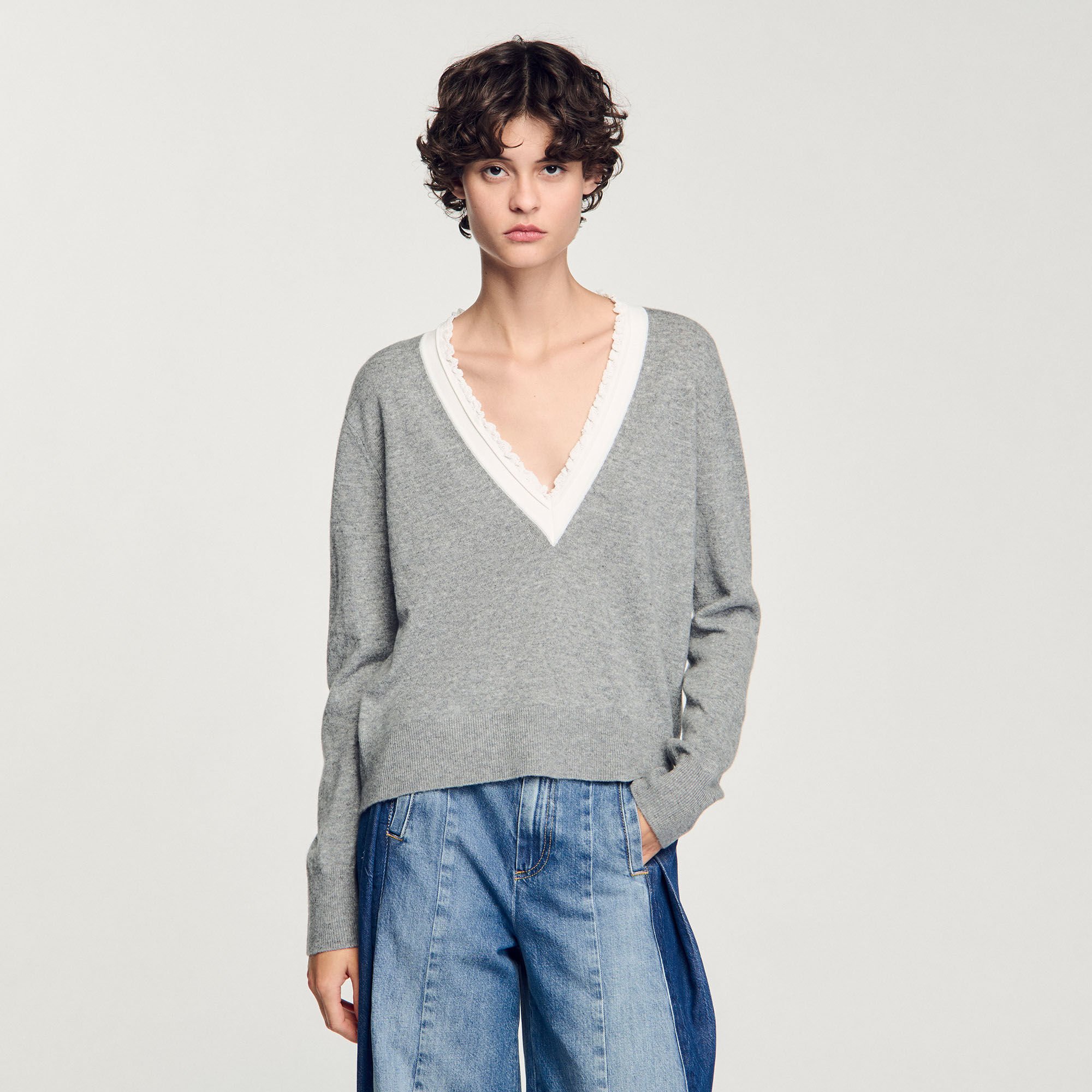 Pull à col V