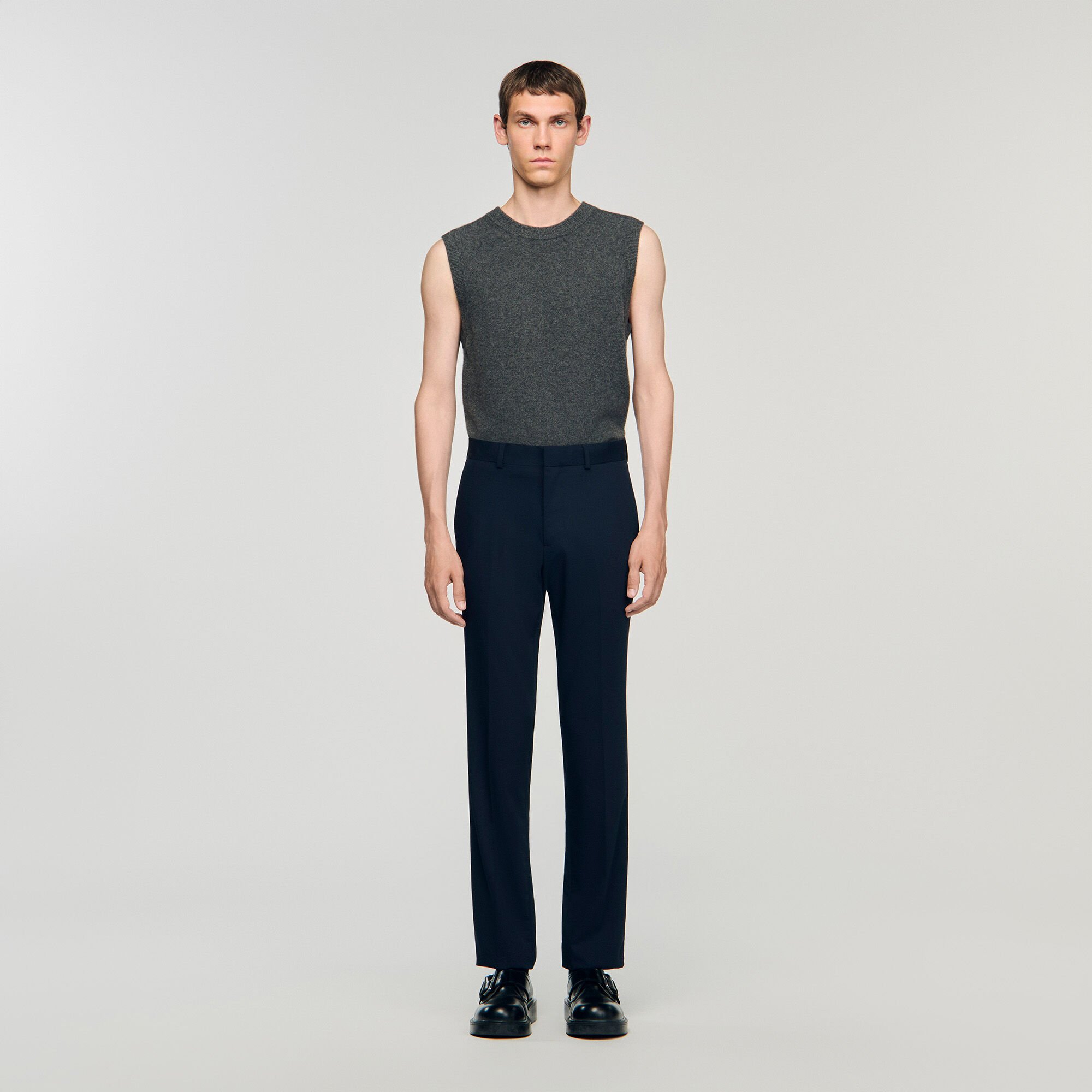 Pantalon de costume  large