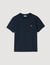 T-shirt à logo en cuir