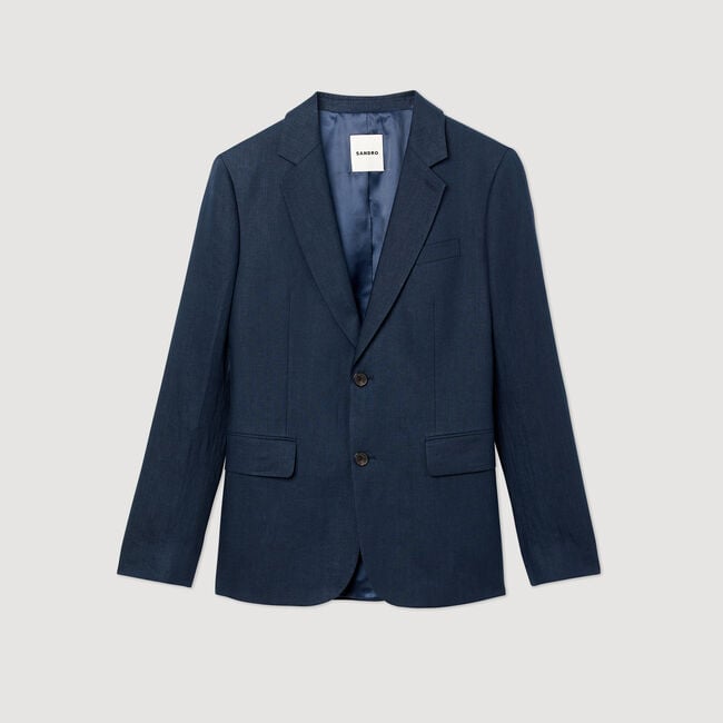 Veste de costume en lin