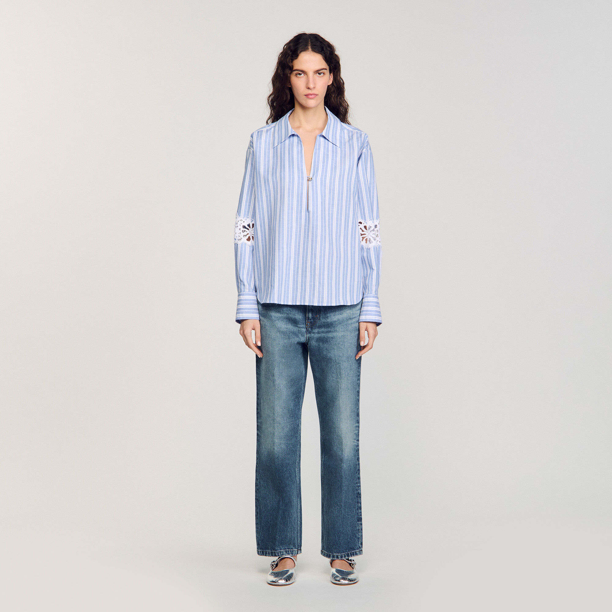 Chemise à rayures 