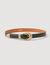 Ceinture cuir boucle dorée