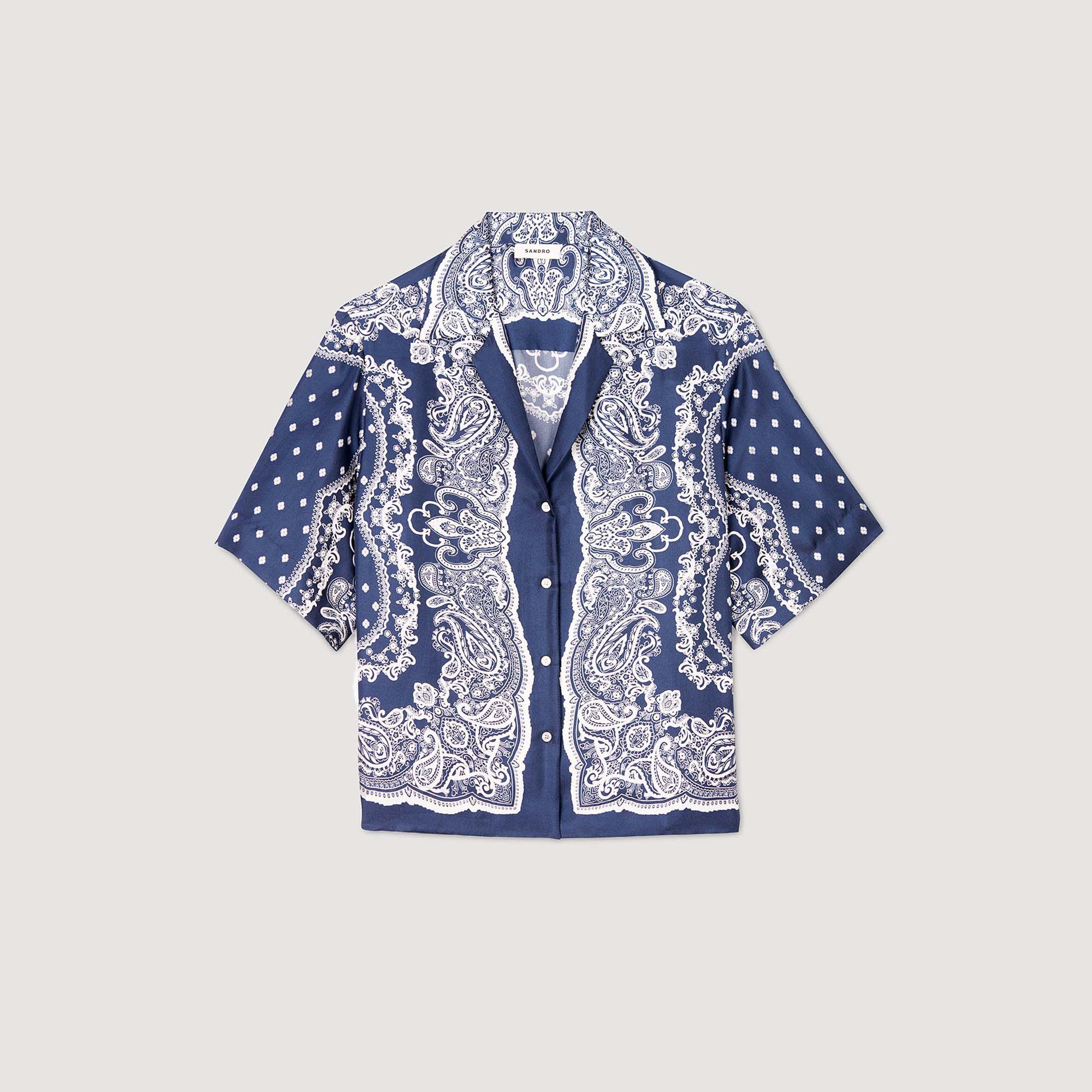 Chemise à imprimé bandana