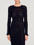 Robe longue en maille strass&eacute;e - Femme | Sandro Paris