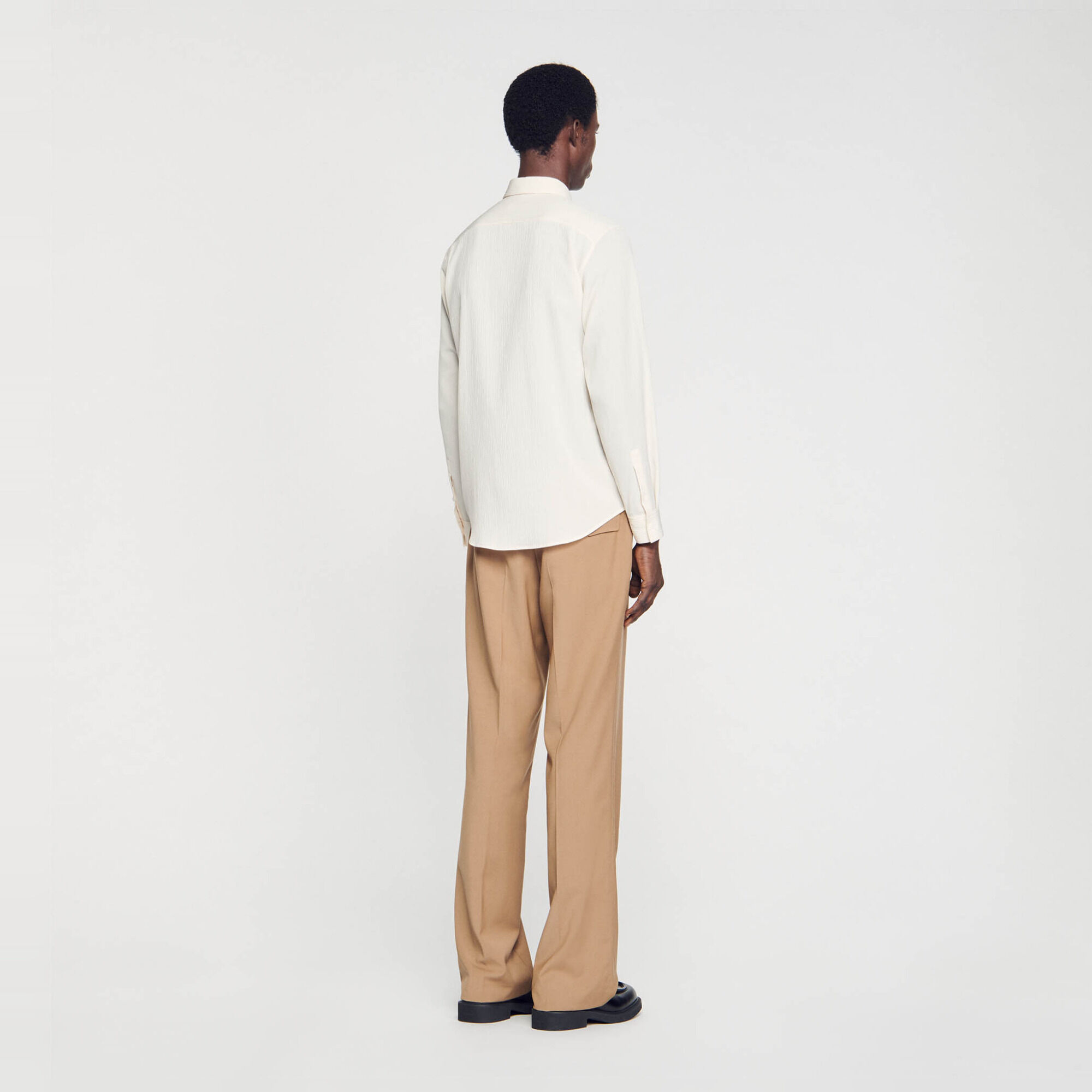 Chemise fluide plissée