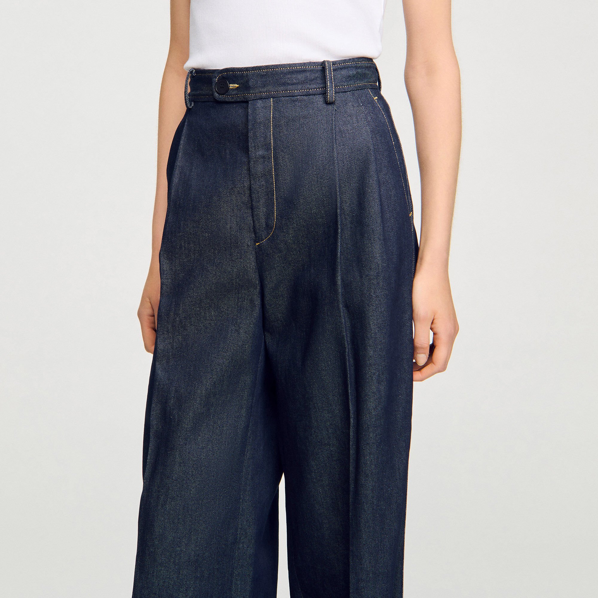 Pantalon de tailleur en denim