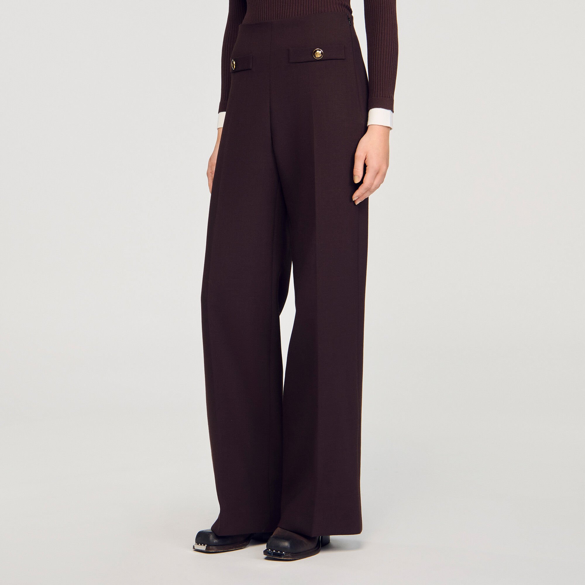Pantalon évasé 