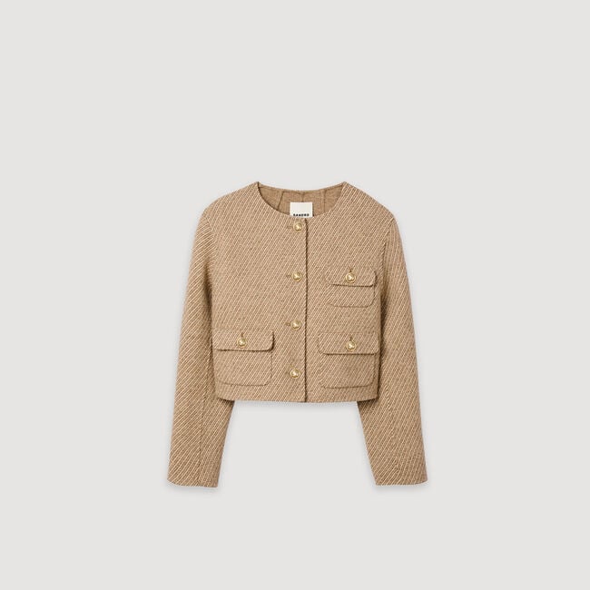 Veste courte à poches