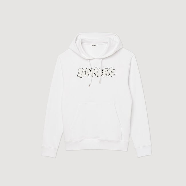 Hoodie brodé Sandro