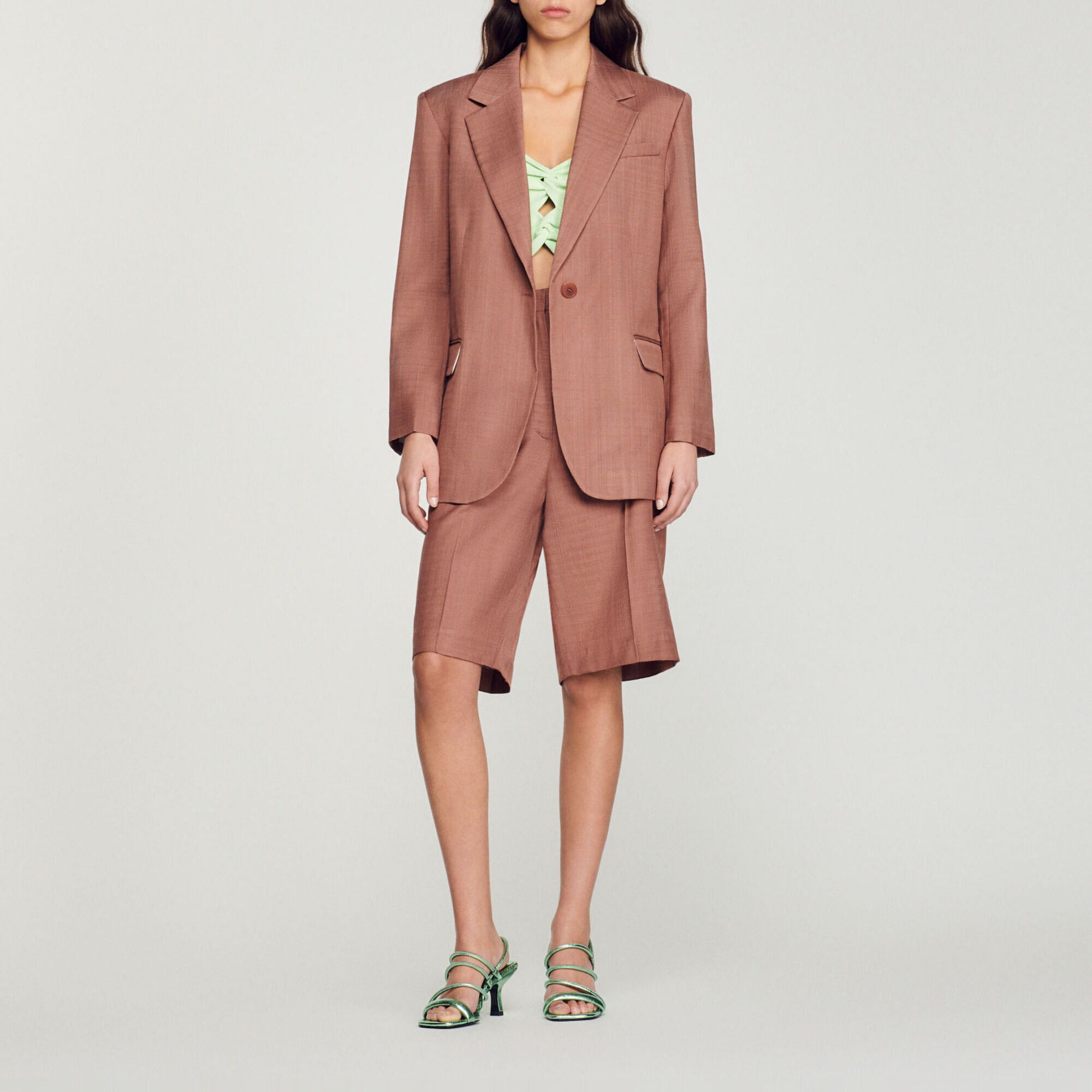 Veste de tailleur Brown Women Sandro Paris
