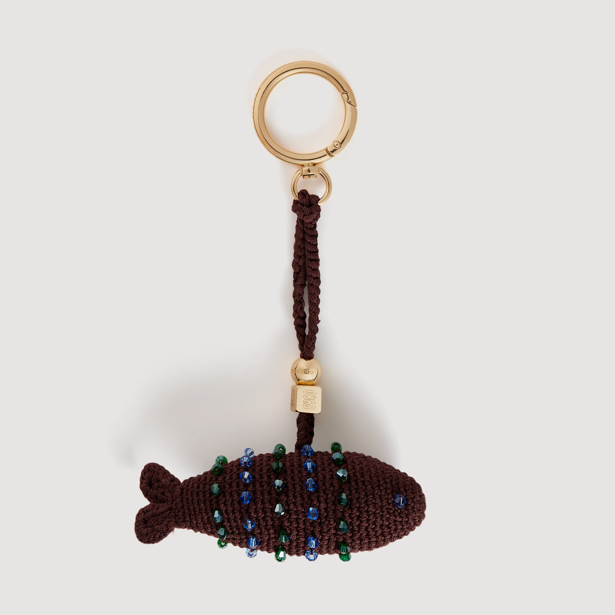Porte-cl&eacute;s crochet&eacute; main