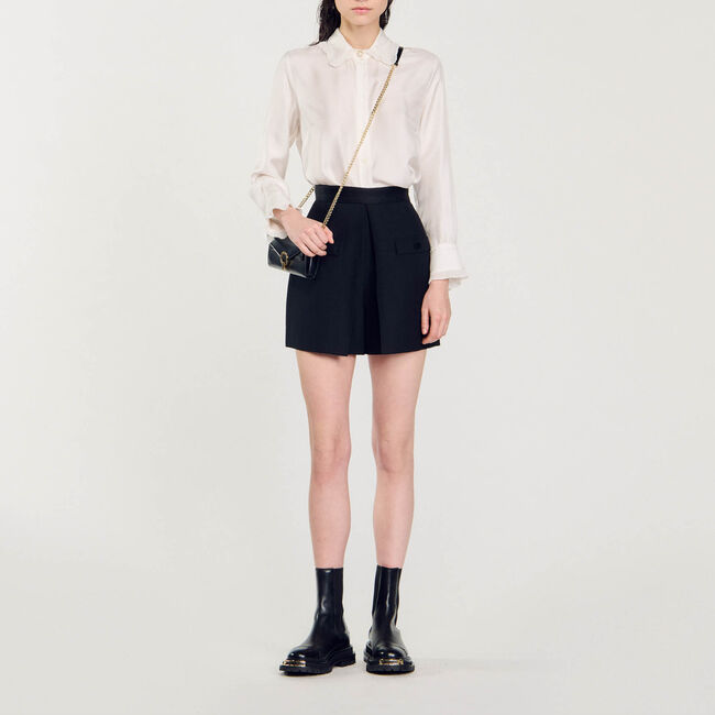 Short &agrave; pan asym&eacute;trique 