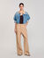Blouson en jean à studs