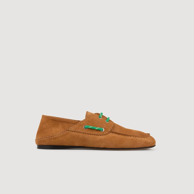 Mocassins en cuir suède