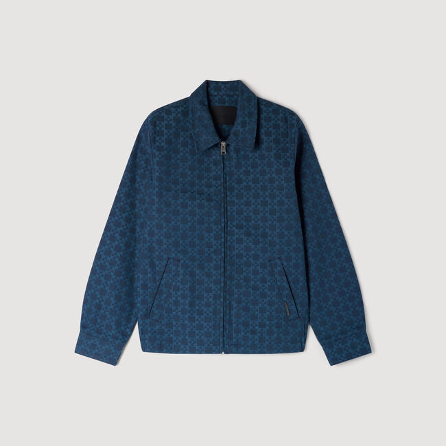Blouson en denim Square Cross