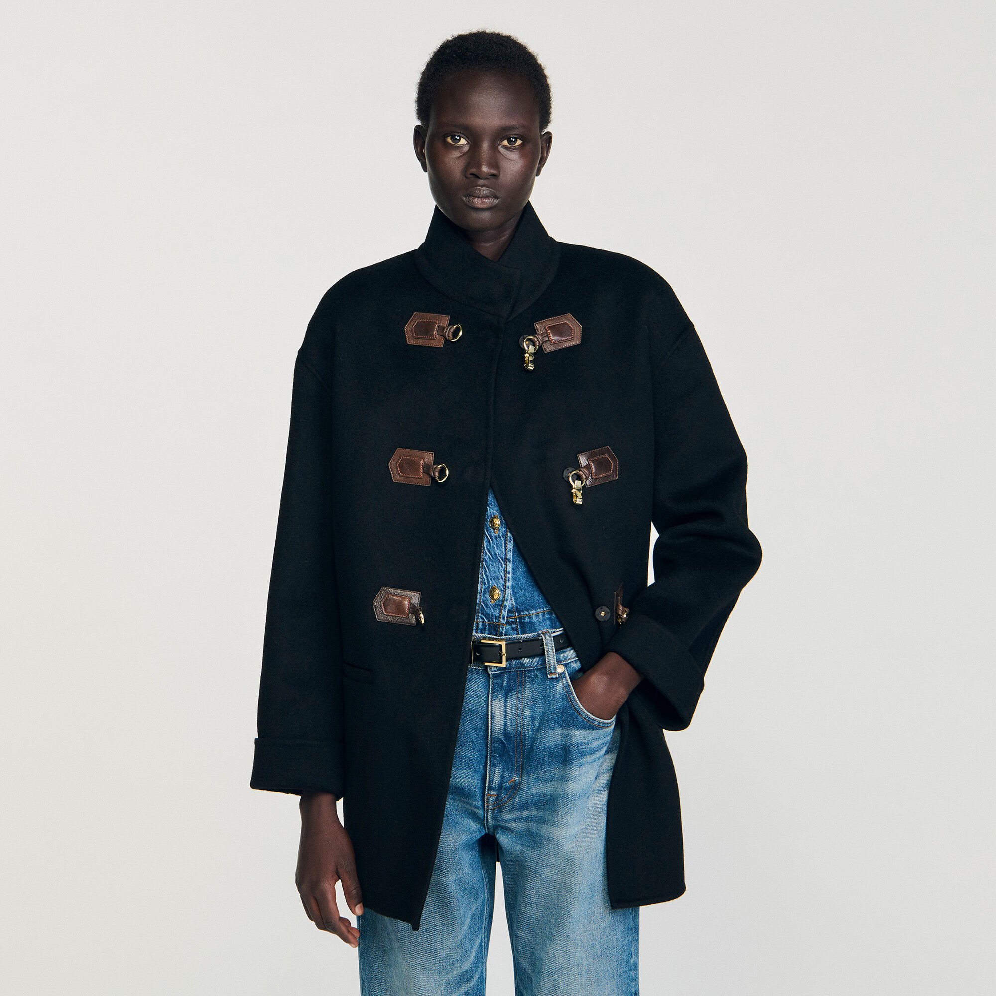 Manteau caban oversize