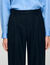 Pantalon à rayures strassées